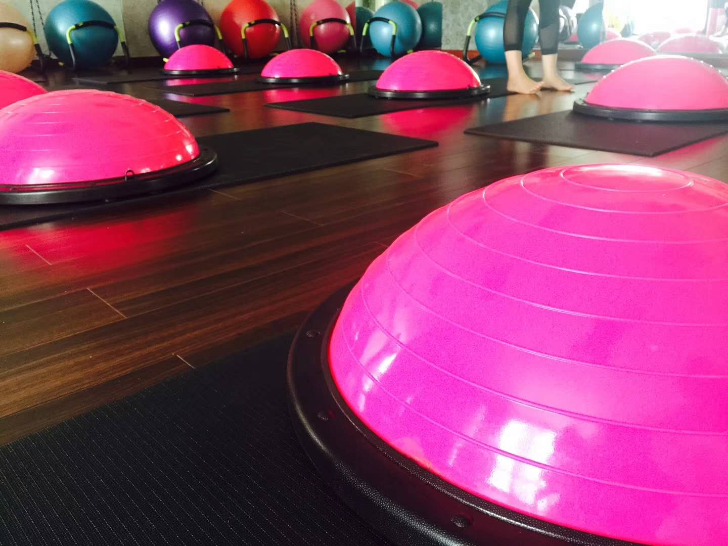 水沐莲清瑜伽--维密系列--加厚防爆瑜伽减肥球波速球康复训练球w04